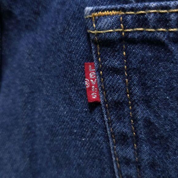 Levis 550 Relaxed Baggy Jeans 38x34 Mens High Rise Dark Wash Workwear Western - Picture 12 of 16